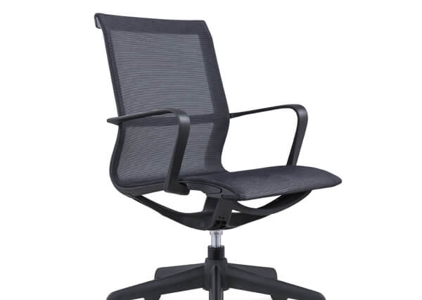 Black bute chair